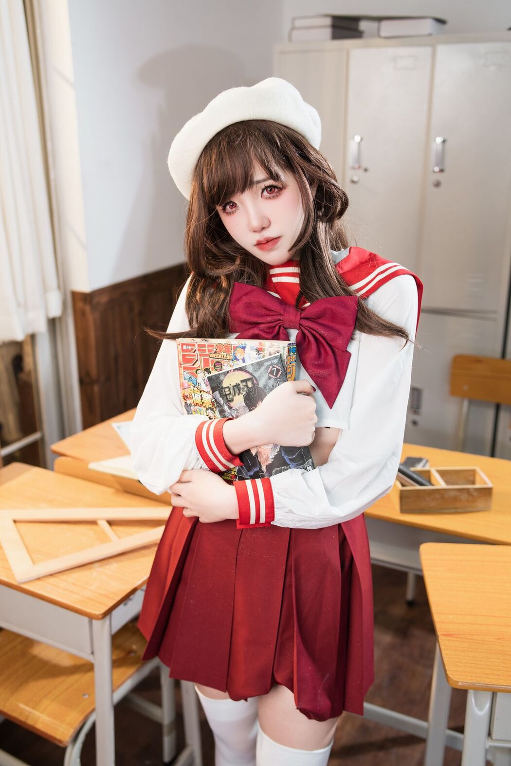 Coser@阿薰kaOri – 白虎女高中生 (80P – 21V)