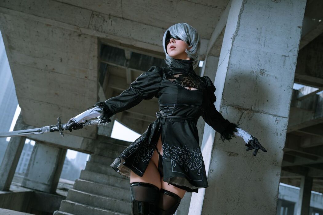Coser@云溪溪 Yunx1x1 And 奶桃 &#8211; 2B本 YoRHa No.2 Type B 下 Part3 (66P)