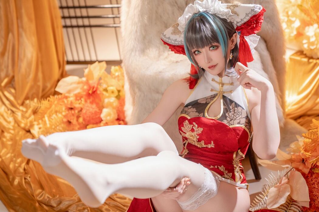Coser@星之迟迟Hoshilily – 碧蓝航线柴郡 (51P – 1V)