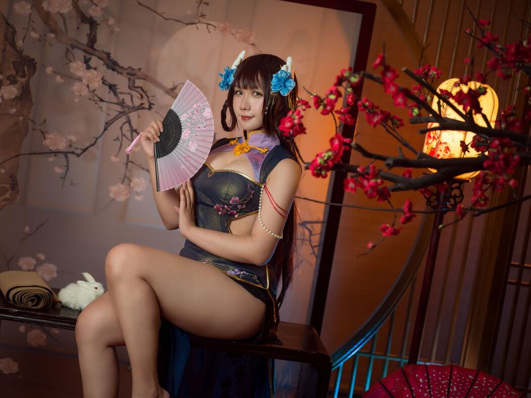 Coser@麻花麻花酱 – 比睿旗袍 (32P)