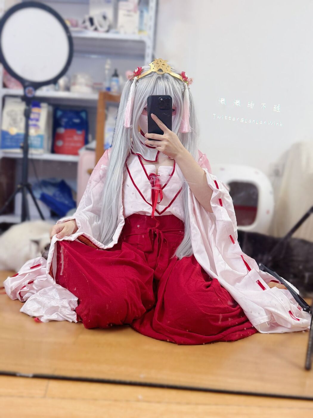 Coser@懒懒睡不醒 And 朝武芳乃 – 极品嫩妹 捆绑jk (56P – 2V)