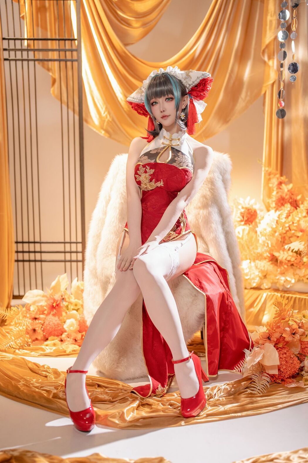 Coser@星之迟迟Hoshilily – 碧蓝航线柴郡 (51P – 1V)