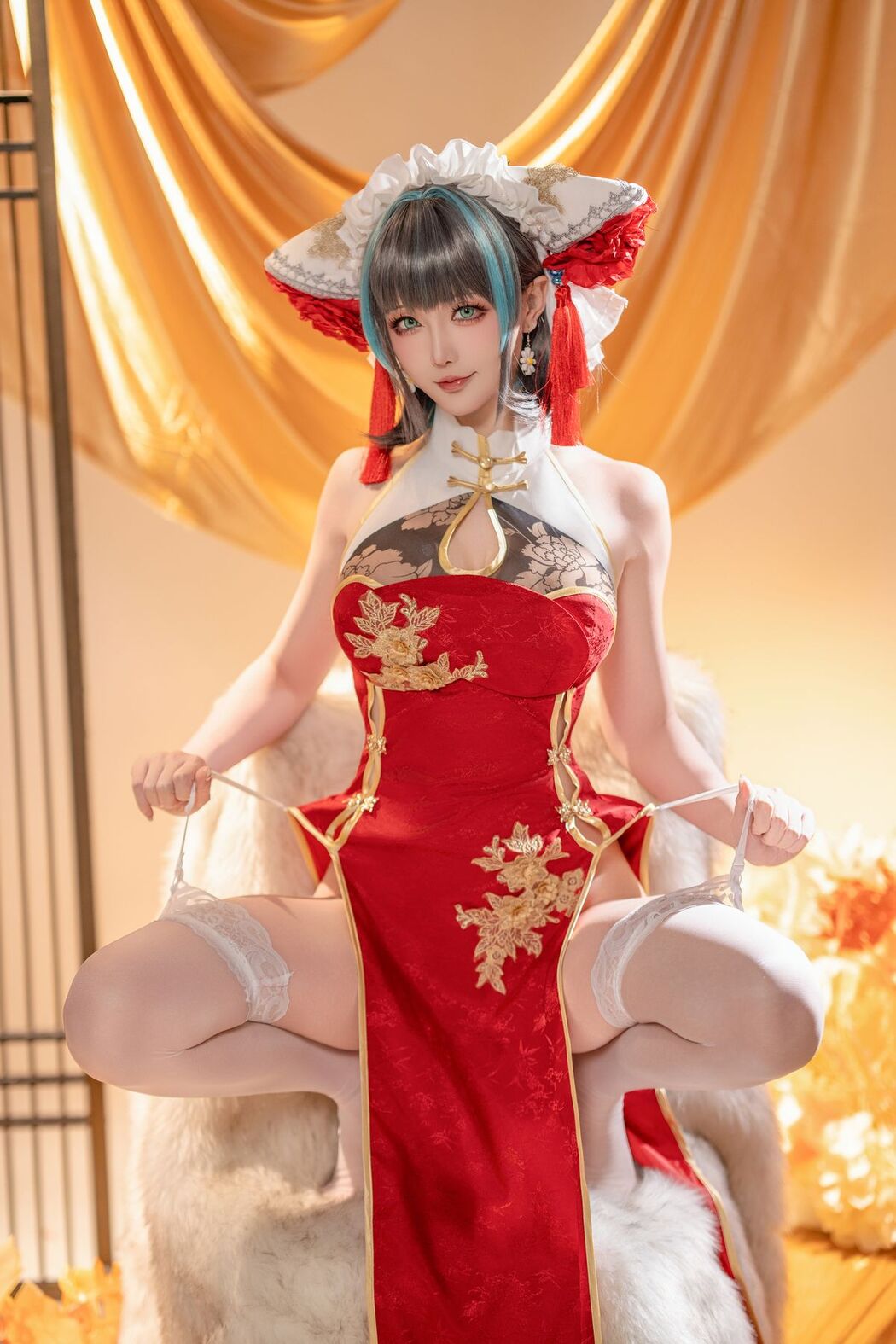 Coser@星之迟迟Hoshilily – 碧蓝航线柴郡 (51P – 1V)