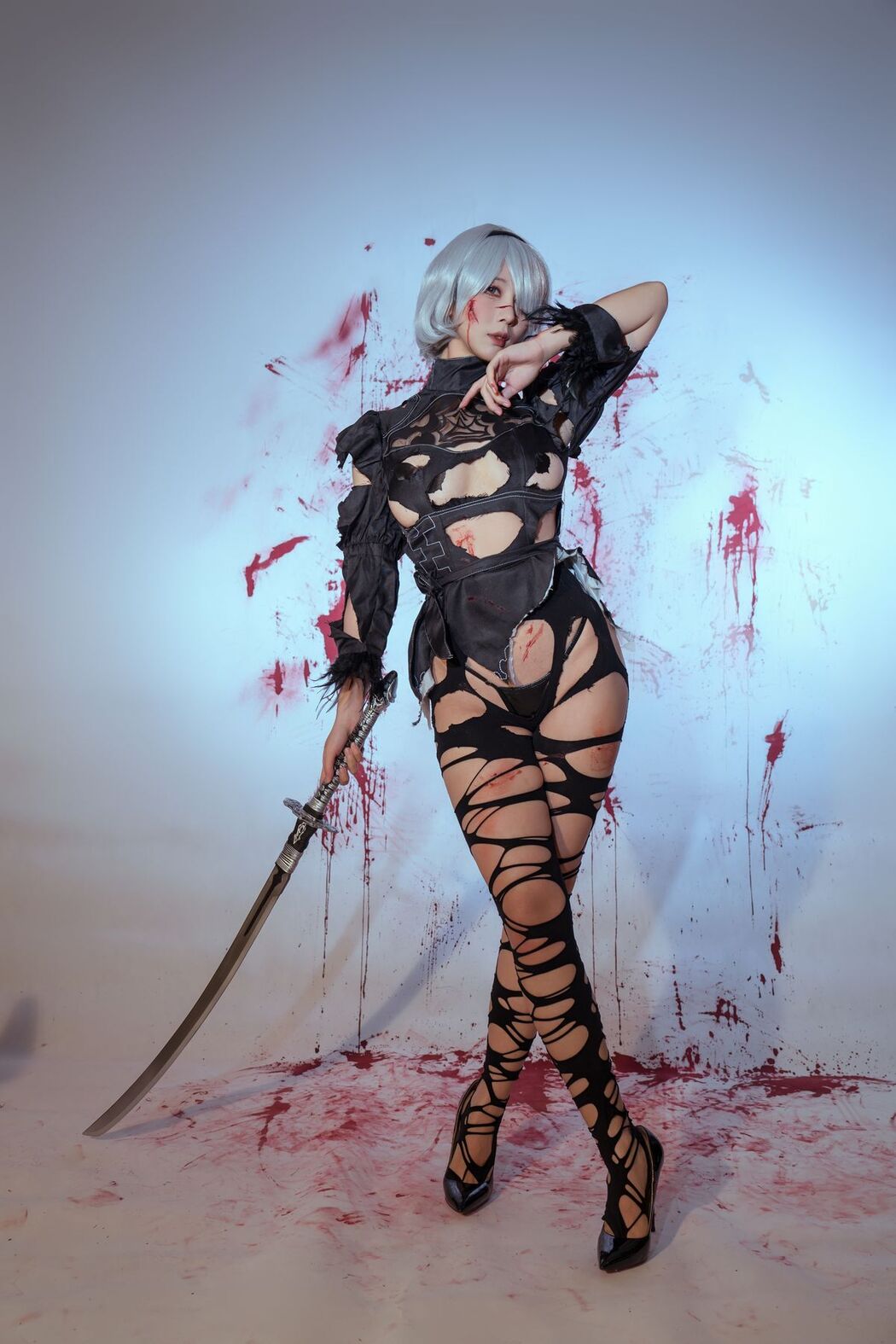 Coser@云溪溪 Yunx1x1 And 奶桃 &#8211; 2B本 YoRHa No.2 Type B 下 Part1 (66P)