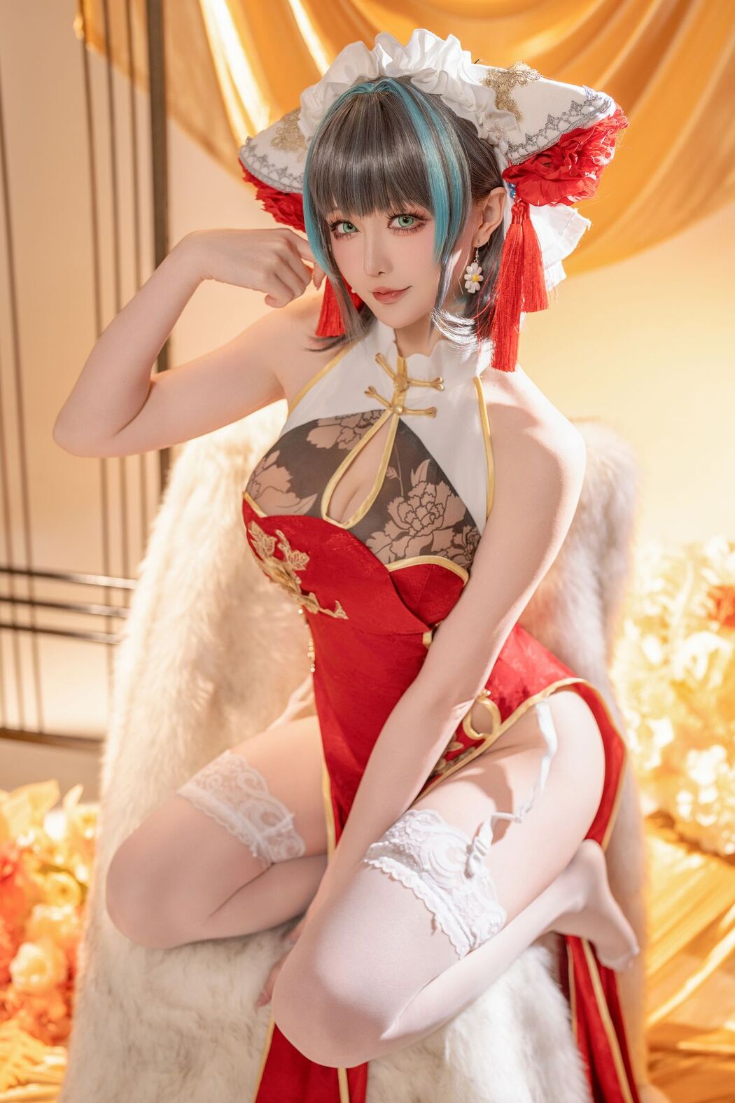 Coser@星之迟迟Hoshilily – 碧蓝航线柴郡 (51P – 1V)