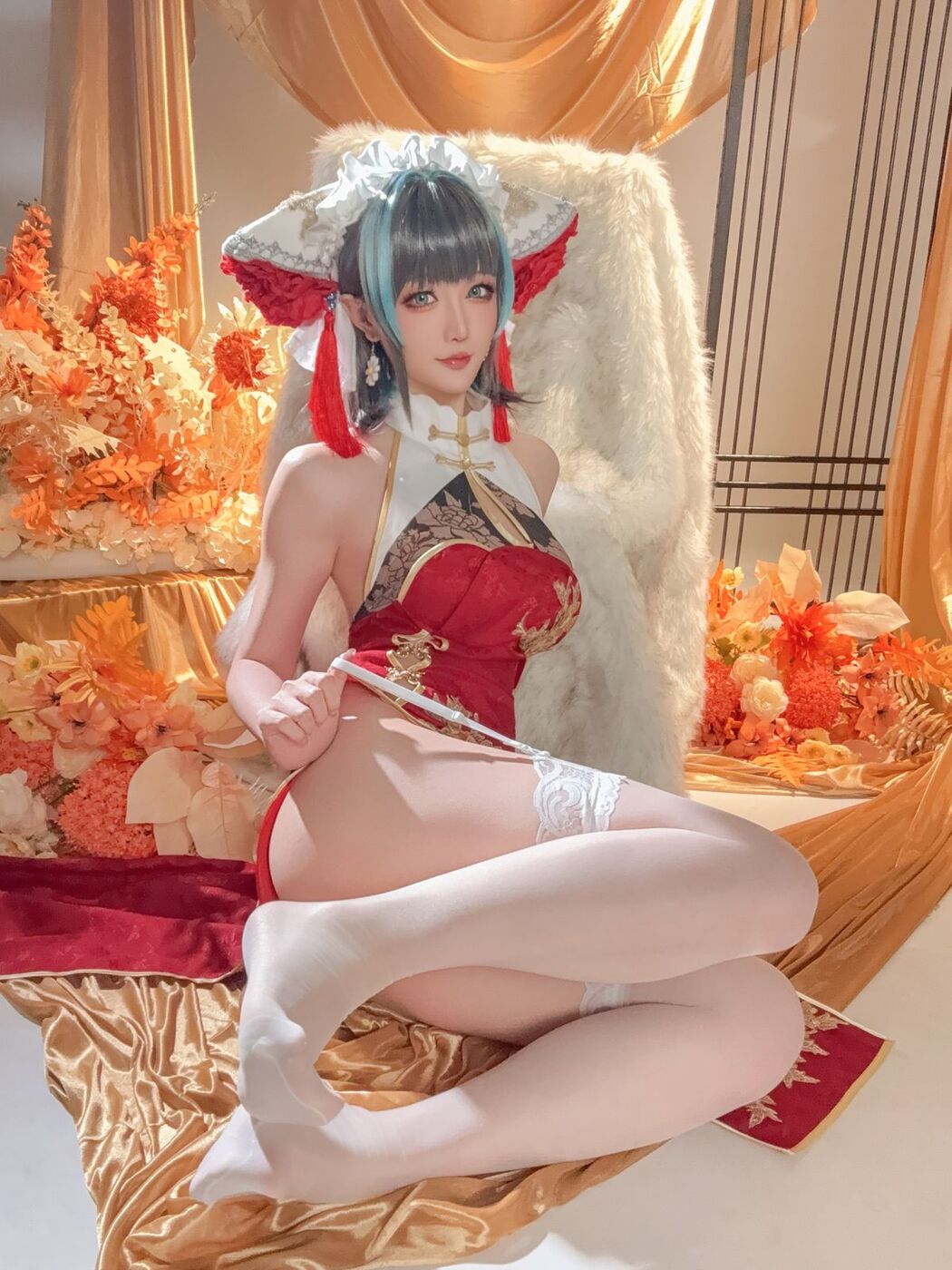Coser@星之迟迟Hoshilily – 碧蓝航线柴郡 (51P – 1V)