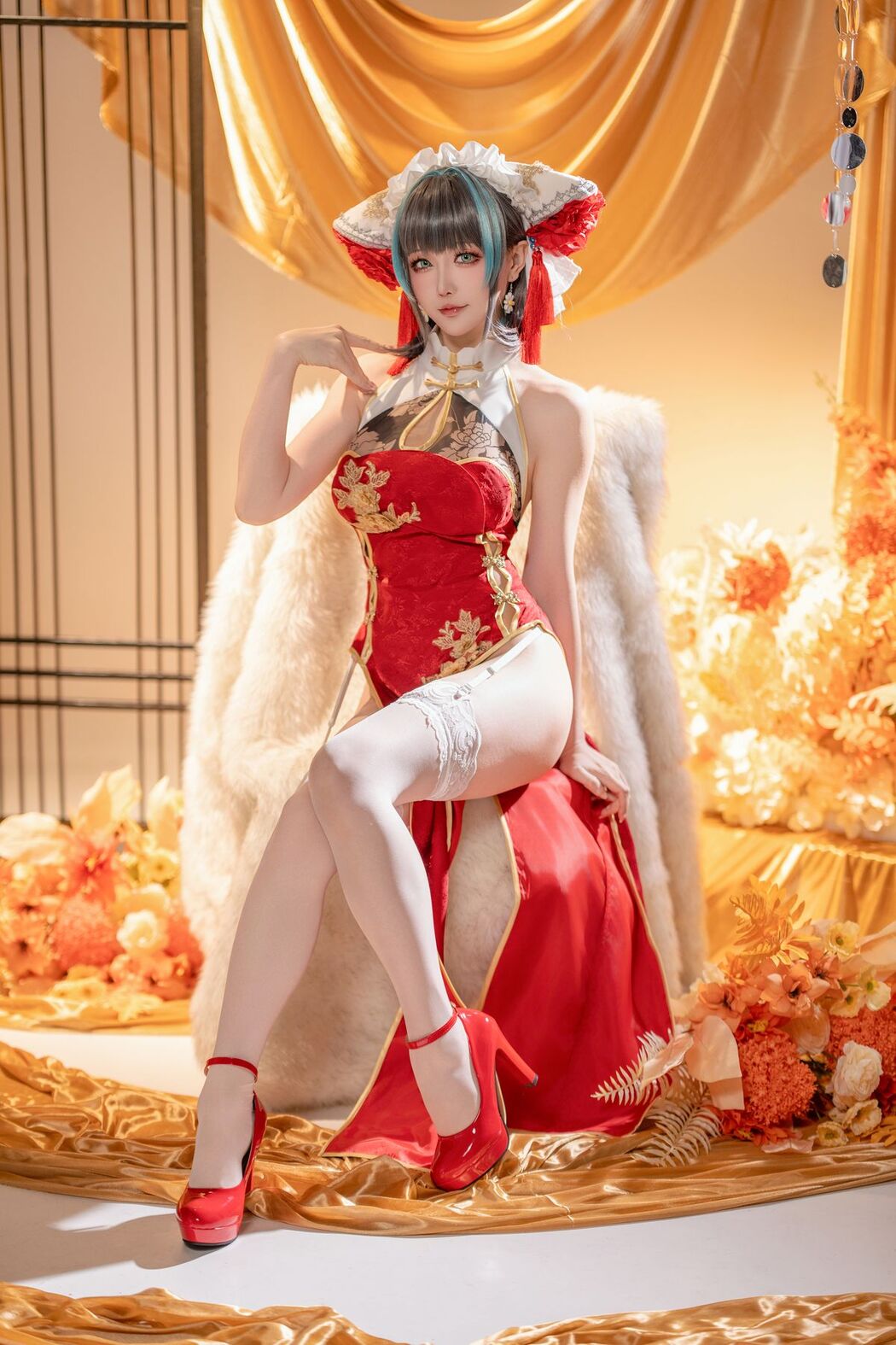 Coser@星之迟迟Hoshilily – 碧蓝航线柴郡 (51P – 1V)