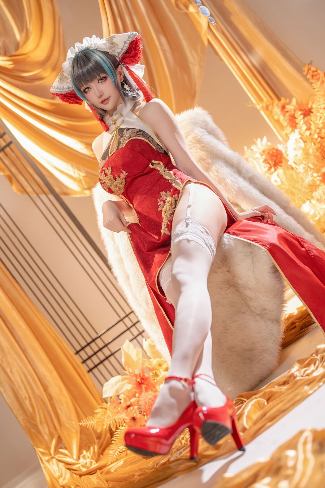 Coser@星之迟迟Hoshilily – 碧蓝航线柴郡 (51P – 1V)