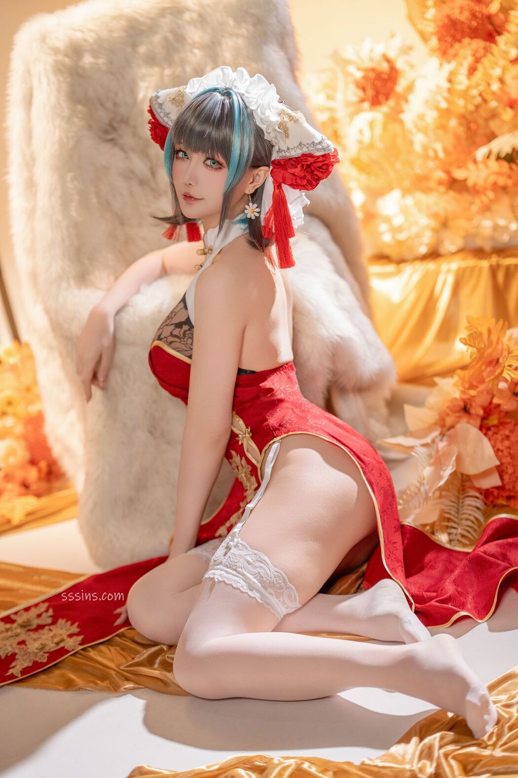 Coser@星之迟迟Hoshilily – 碧蓝航线柴郡 (51P – 1V)