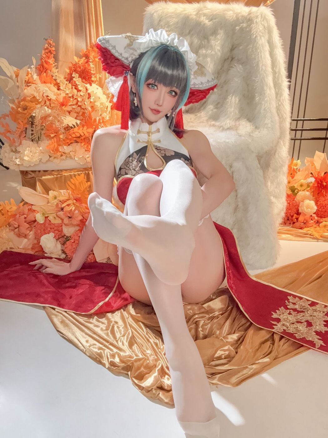 Coser@星之迟迟Hoshilily – 碧蓝航线柴郡 (51P – 1V)