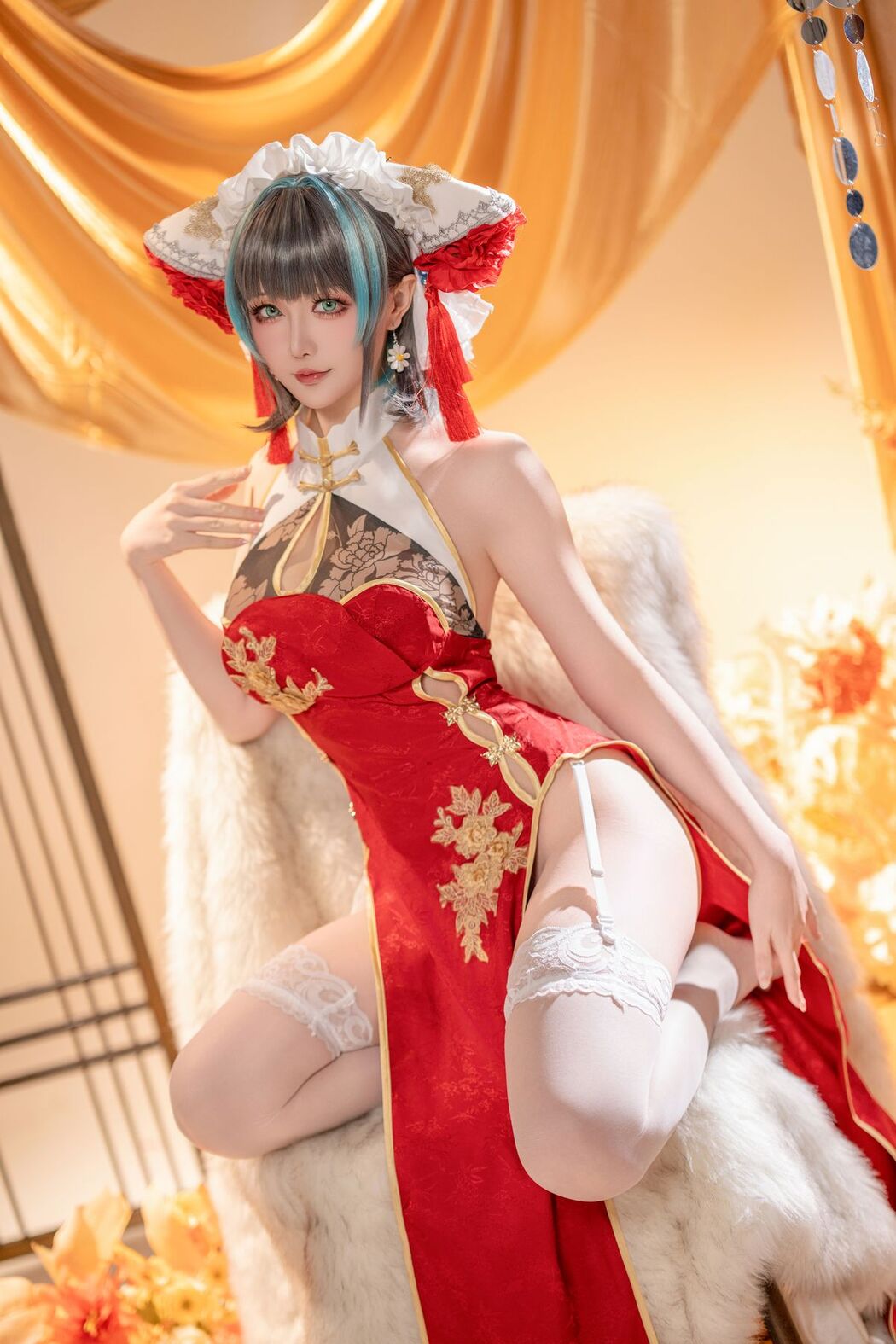 Coser@星之迟迟Hoshilily – 碧蓝航线柴郡 (51P – 1V)