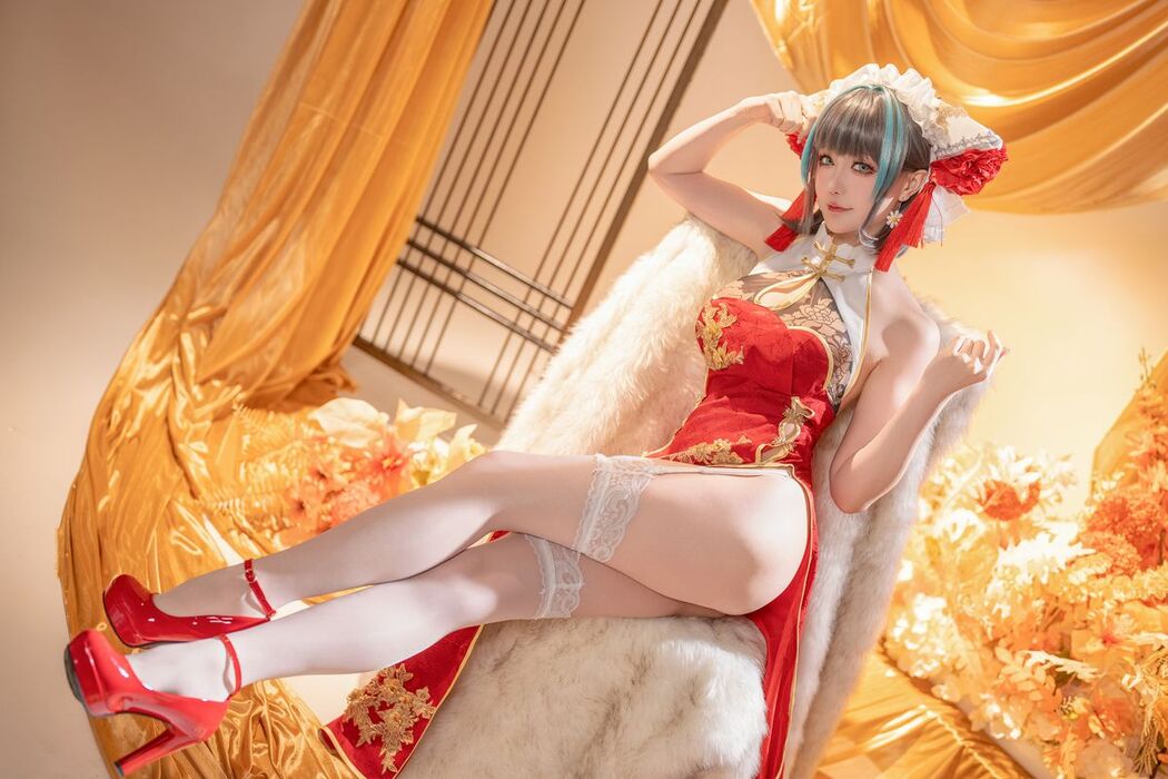 Coser@星之迟迟Hoshilily – 碧蓝航线柴郡 (51P – 1V)