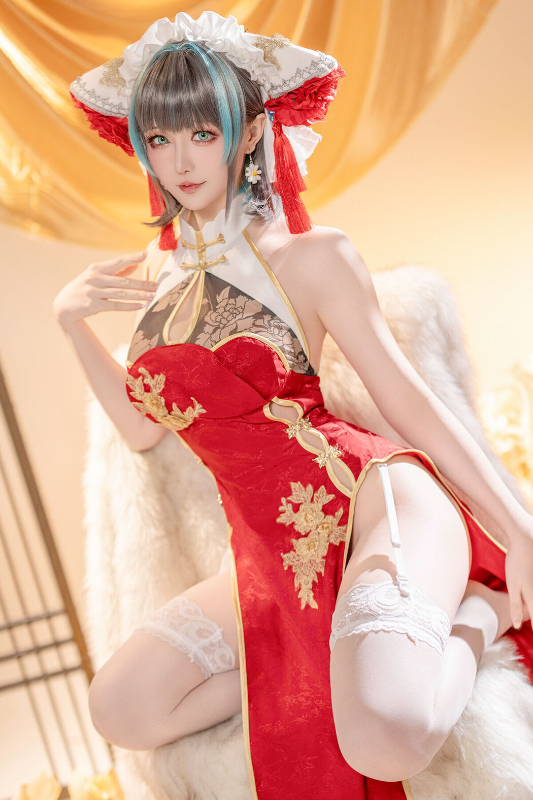 Coser@星之迟迟Hoshilily – 碧蓝航线柴郡 (51P – 1V) Cover Photo