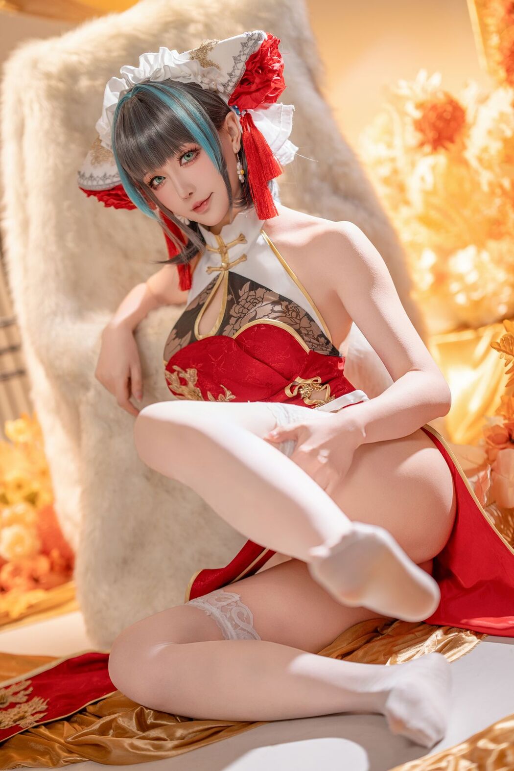 Coser@星之迟迟Hoshilily – 碧蓝航线柴郡 (51P – 1V)