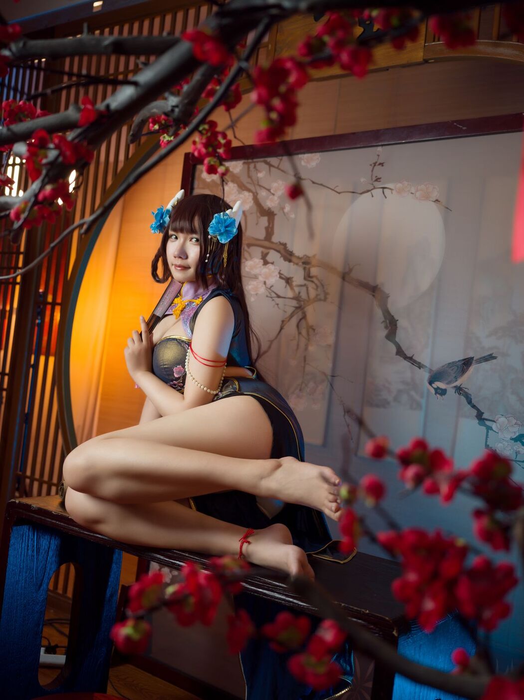 Coser@麻花麻花酱 – 比睿旗袍 (32P)