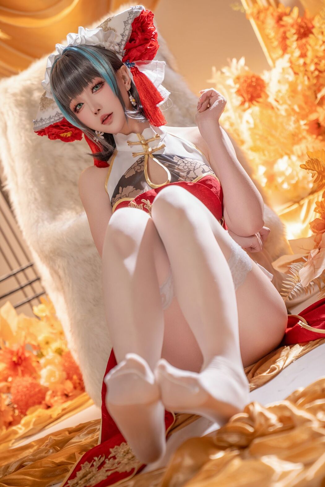 Coser@星之迟迟Hoshilily – 碧蓝航线柴郡 (51P – 1V)