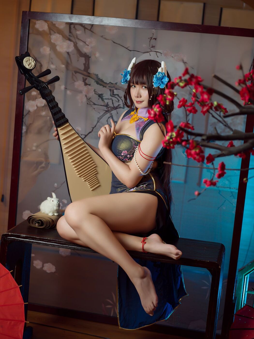 Coser@麻花麻花酱 – 比睿旗袍 (32P)
