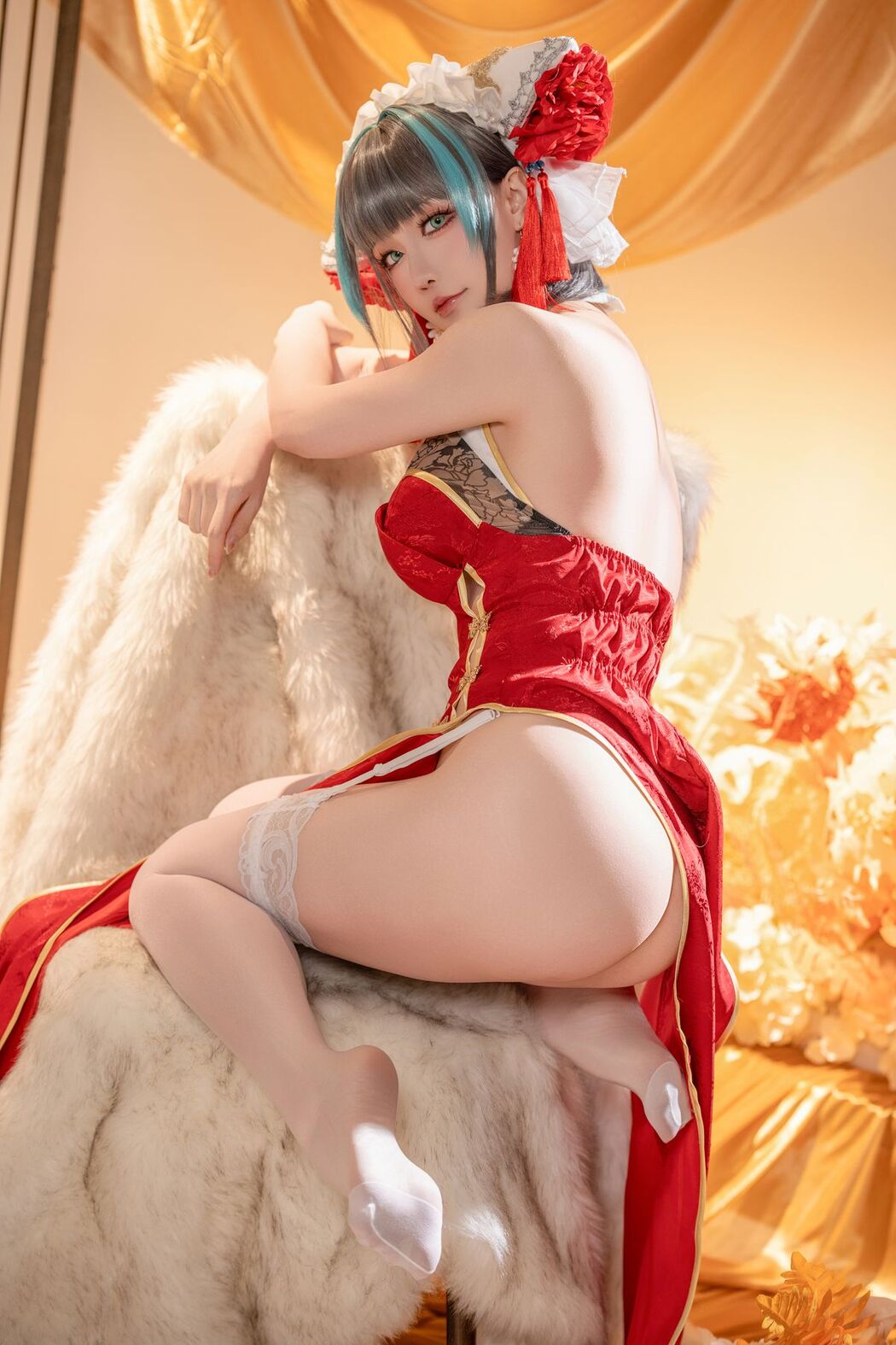 Coser@星之迟迟Hoshilily – 碧蓝航线柴郡 (51P – 1V)