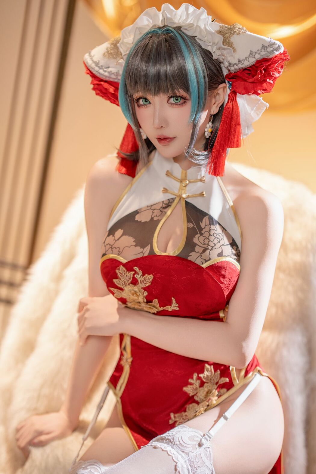 Coser@星之迟迟Hoshilily – 碧蓝航线柴郡 (51P – 1V)