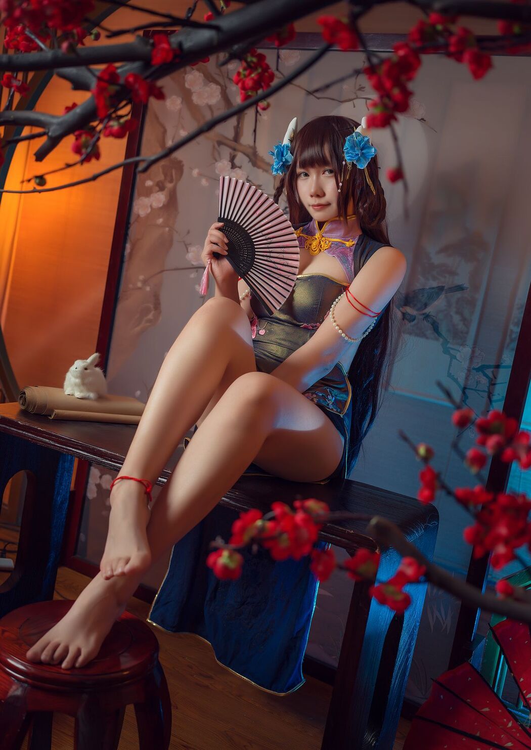 Coser@麻花麻花酱 – 比睿旗袍 (32P)