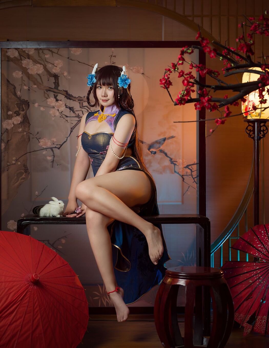 Coser@麻花麻花酱 – 比睿旗袍 (32P)