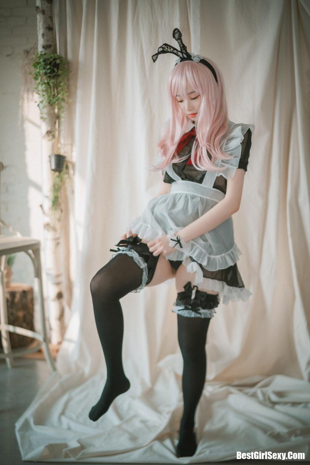 DJAWA 밤비 Sheer Bunny Maid