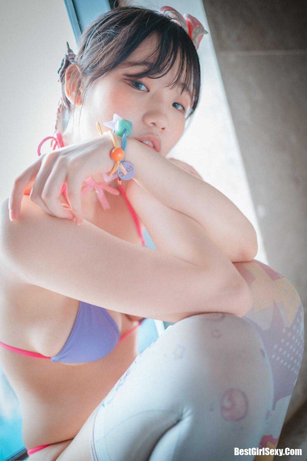 DJAWA 밈미 Mochilero en Violeta Backpacker-Girl