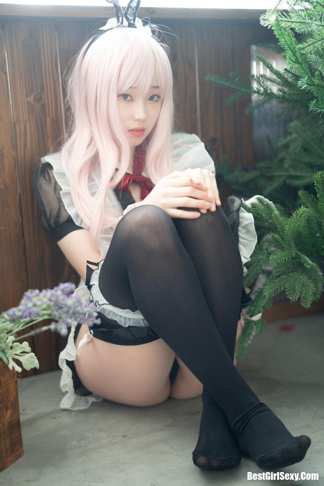 DJAWA 밤비 Sheer Bunny Maid