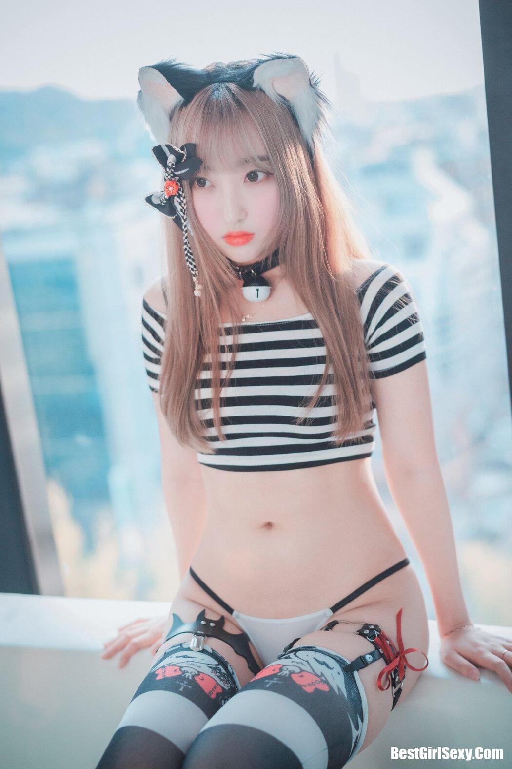 DJAWA 하나리 Catgirl in Stripes