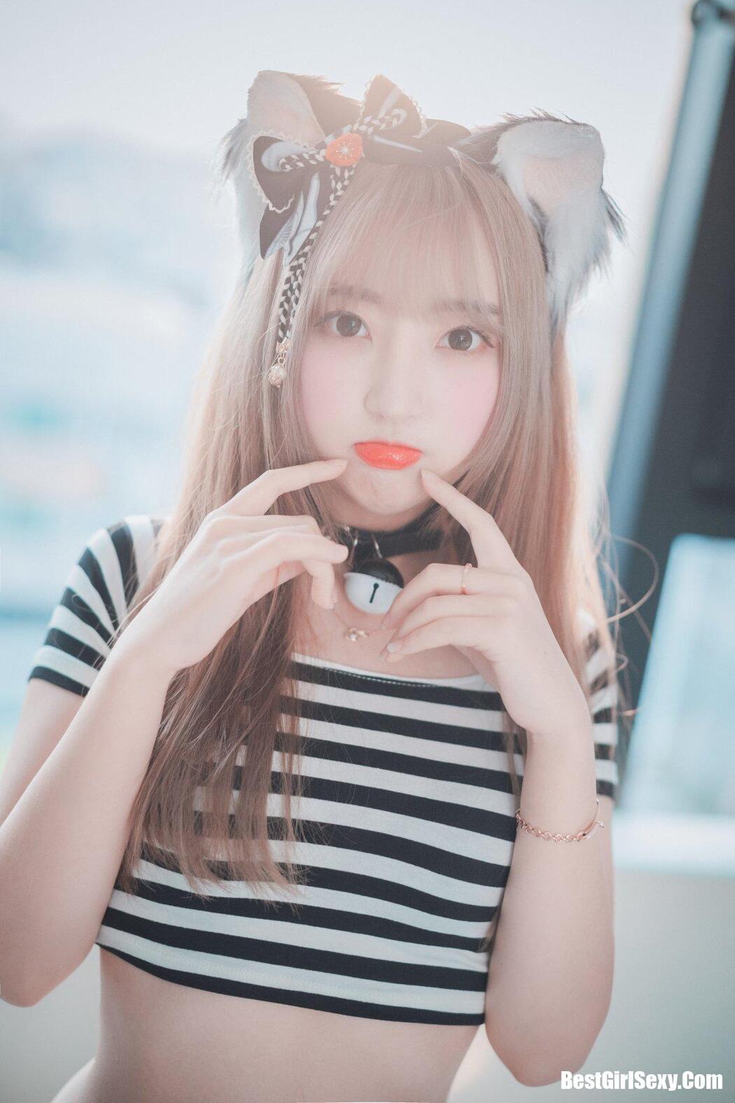 DJAWA 하나리 Catgirl in Stripes