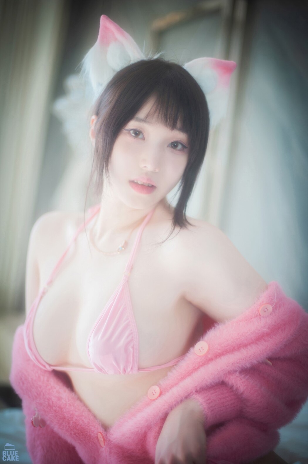 BLUECAKE Bambi 밤비 – Naughty Cats Pink And Mint RED A