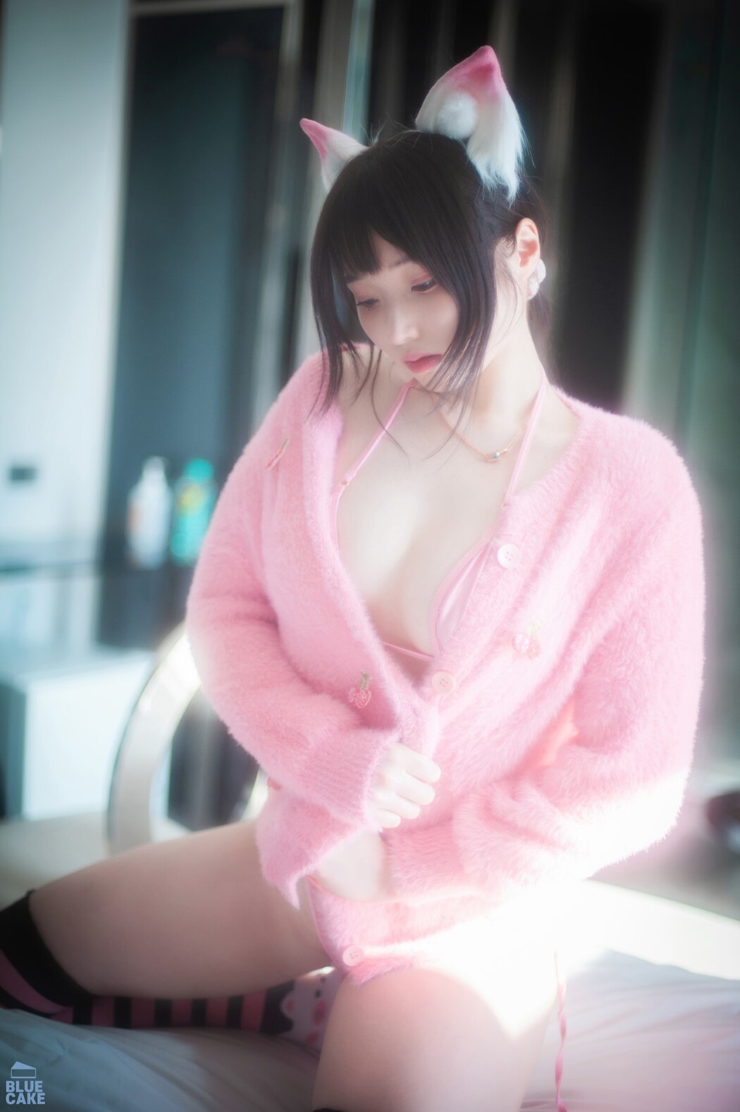 BLUECAKE Bambi 밤비 – Naughty Cats Pink And Mint RED A