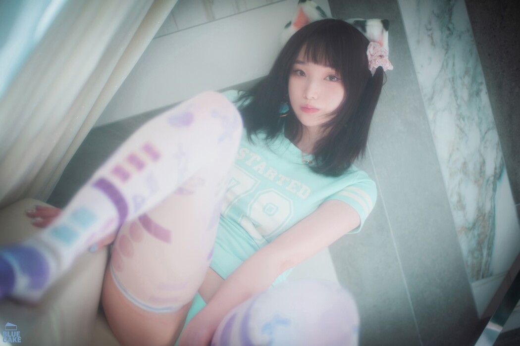 BLUECAKE Bambi 밤비 – Naughty Cats Pink And Mint RED B
