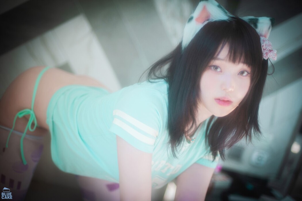 BLUECAKE Bambi 밤비 – Naughty Cats Pink And Mint RED B