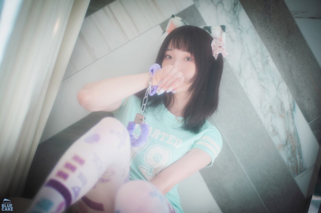 BLUECAKE Bambi 밤비 – Naughty Cats Pink And Mint RED B
