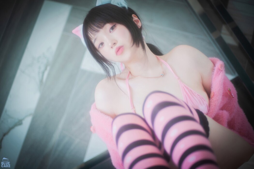 BLUECAKE Bambi 밤비 – Naughty Cats Pink And Mint RED A