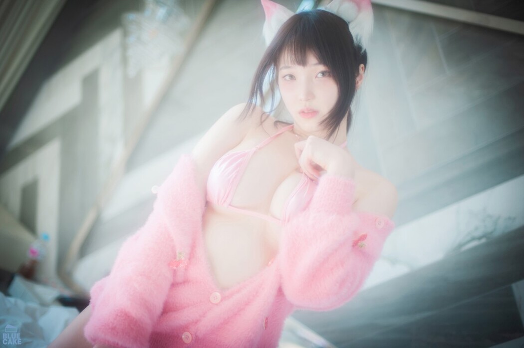 BLUECAKE Bambi 밤비 – Naughty Cats Pink And Mint RED A