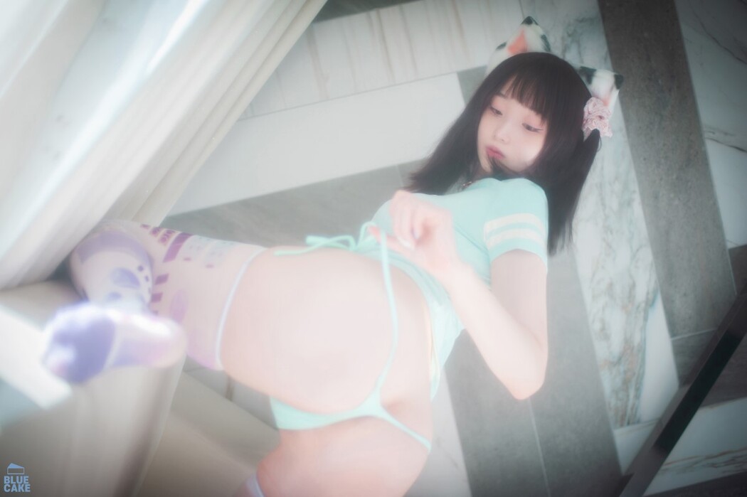 BLUECAKE Bambi 밤비 – Naughty Cats Pink And Mint RED B
