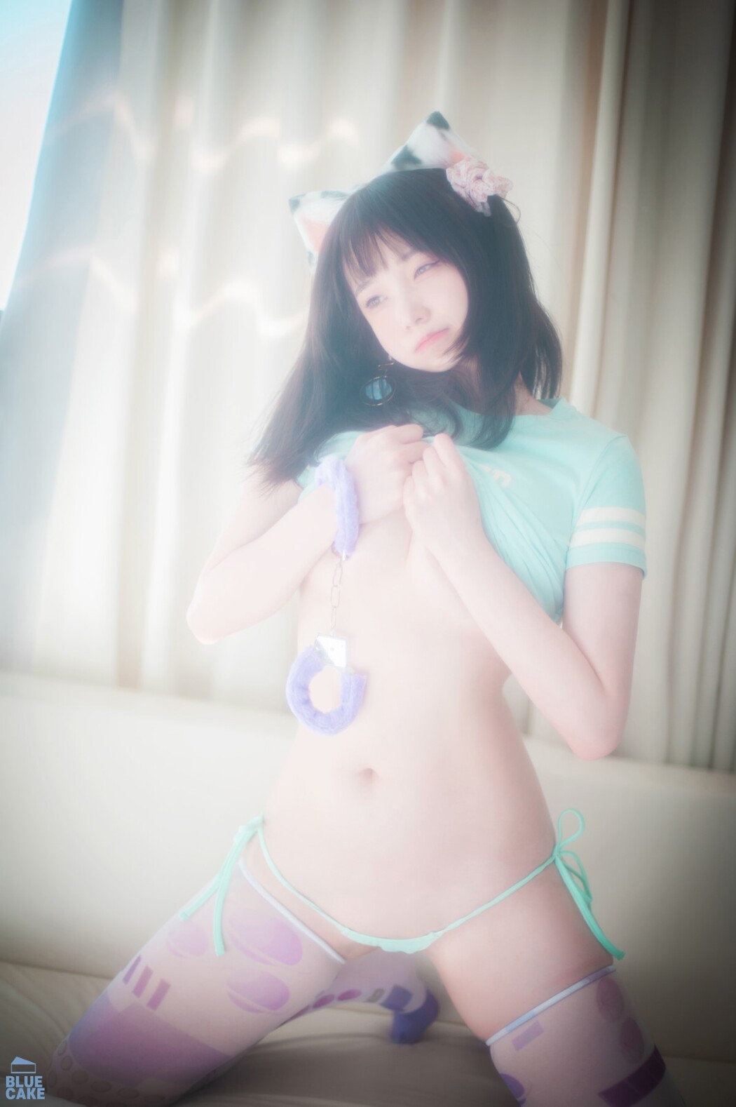 BLUECAKE Bambi 밤비 – Naughty Cats Pink And Mint RED B