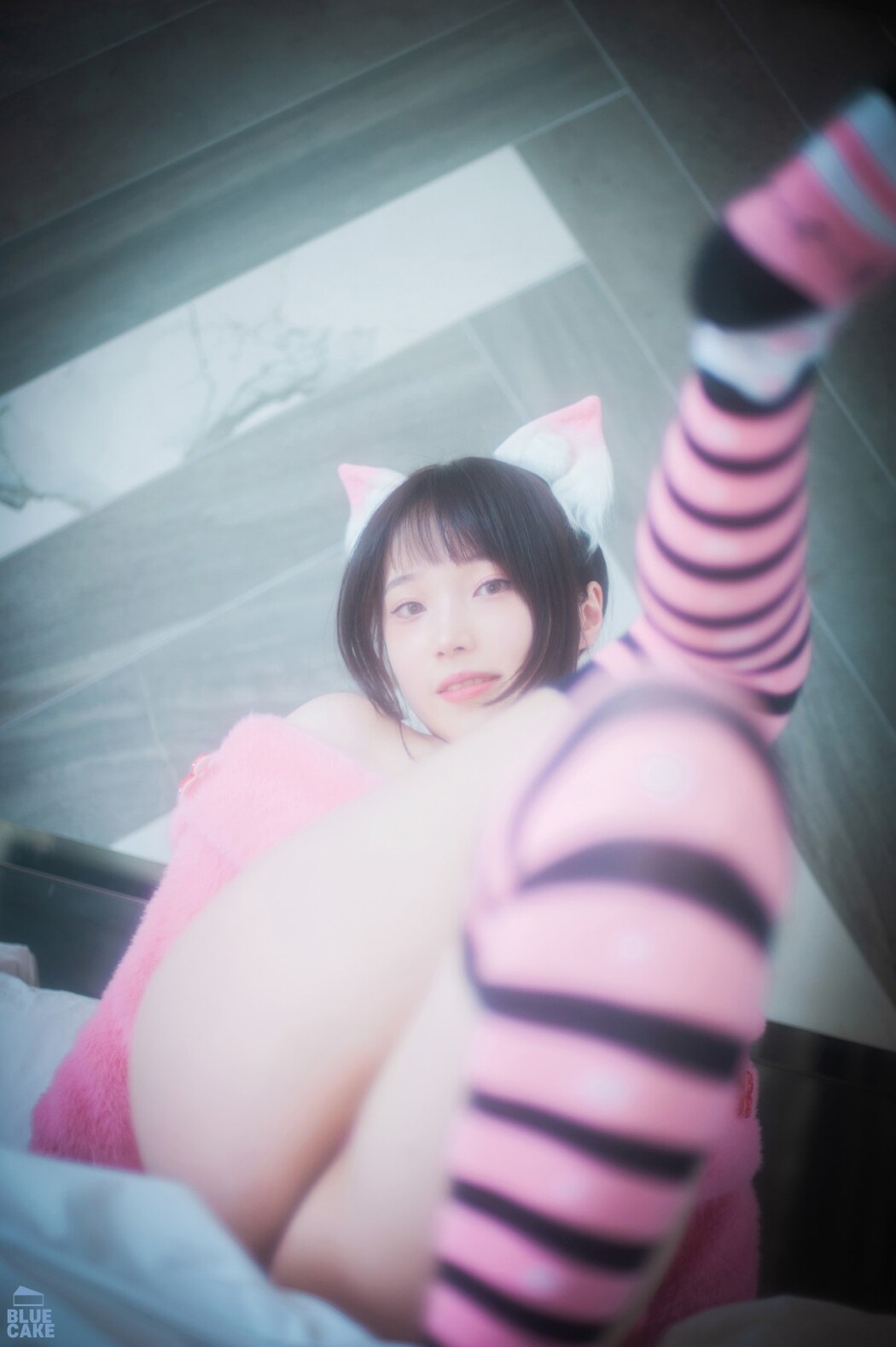 BLUECAKE Bambi 밤비 – Naughty Cats Pink And Mint RED A