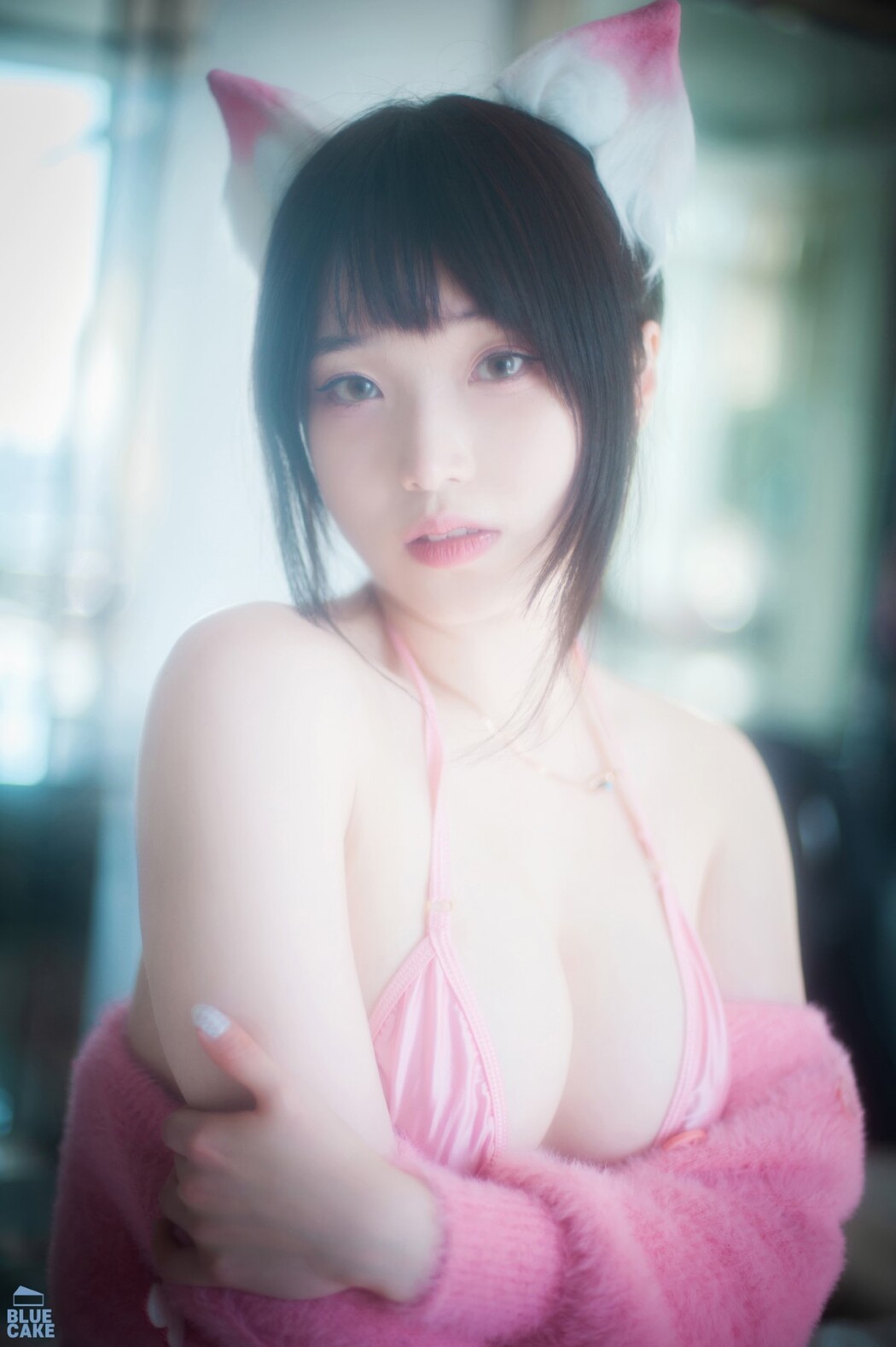 BLUECAKE Bambi 밤비 – Naughty Cats Pink And Mint RED A