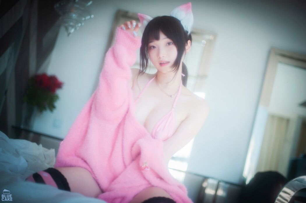 BLUECAKE Bambi 밤비 – Naughty Cats Pink And Mint RED A