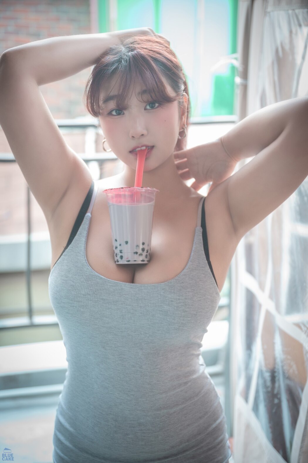 BlueCake Ggubbu – Bubble Tea Challenge A