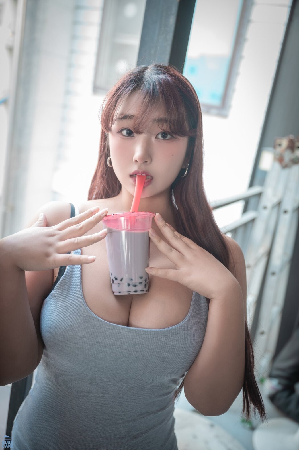 BlueCake Ggubbu – Bubble Tea Challenge A