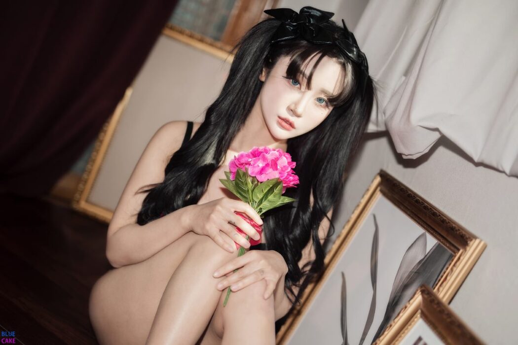 BLUECAKE Bomi 보미 & Zia 지아 Fate Saber x Thosaka Rin Lingerie A