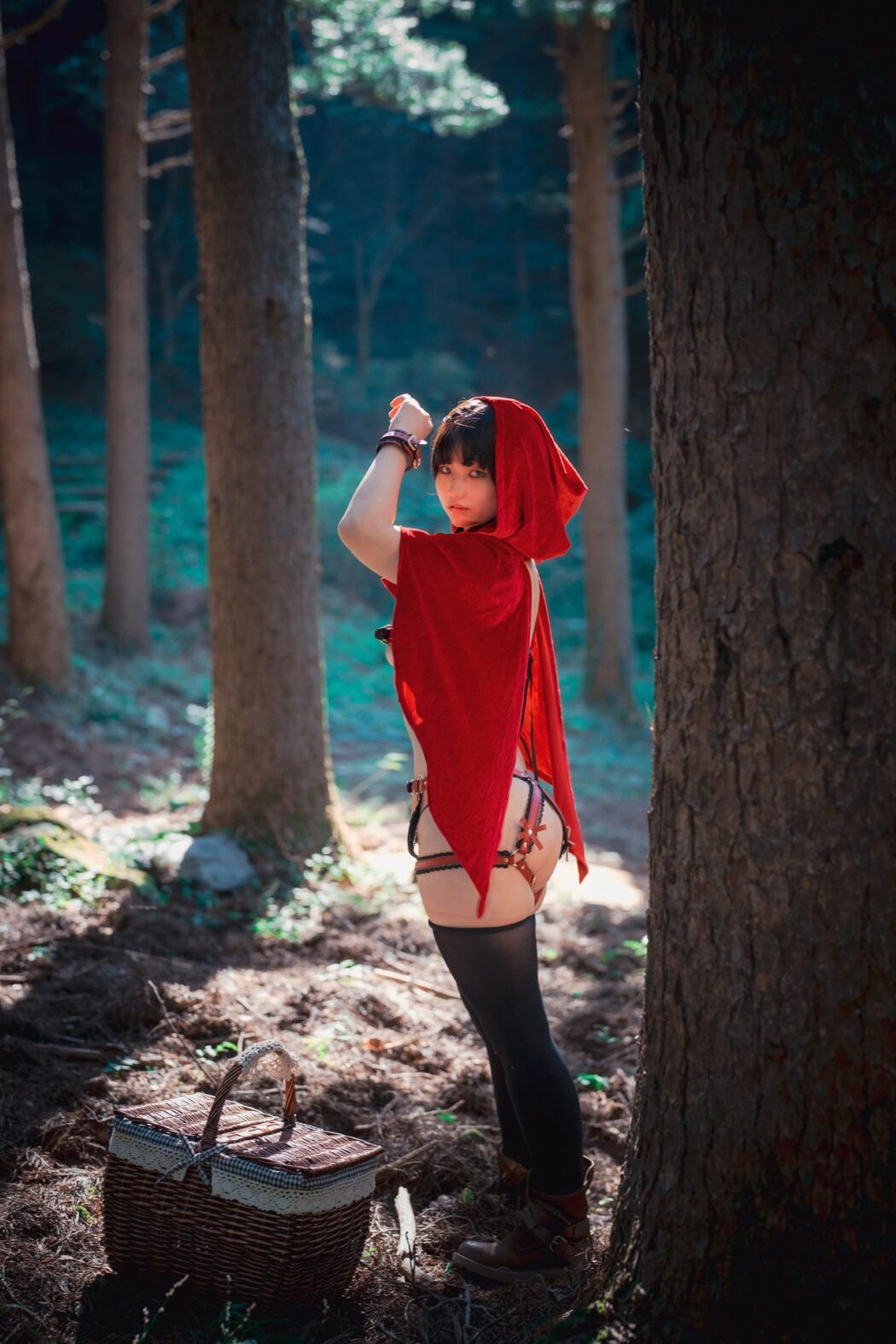 DJAWA Mimmi 밈미 Naughty Red Hiring Hood B