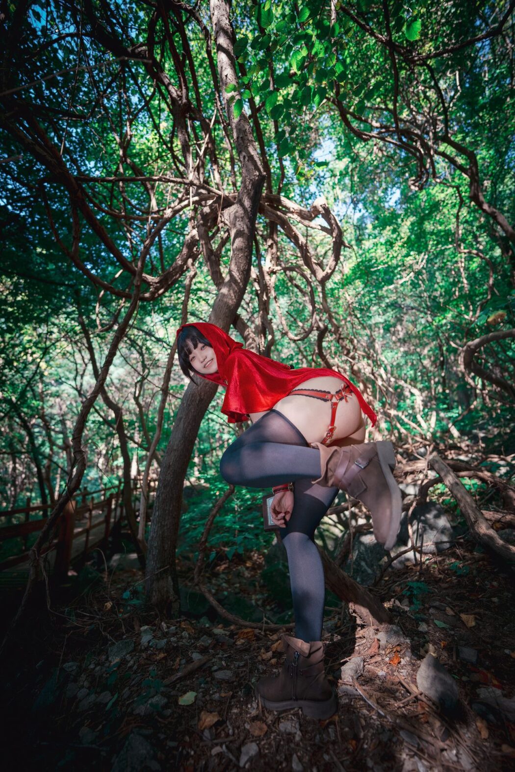 DJAWA Mimmi 밈미 Naughty Red Hiring Hood B