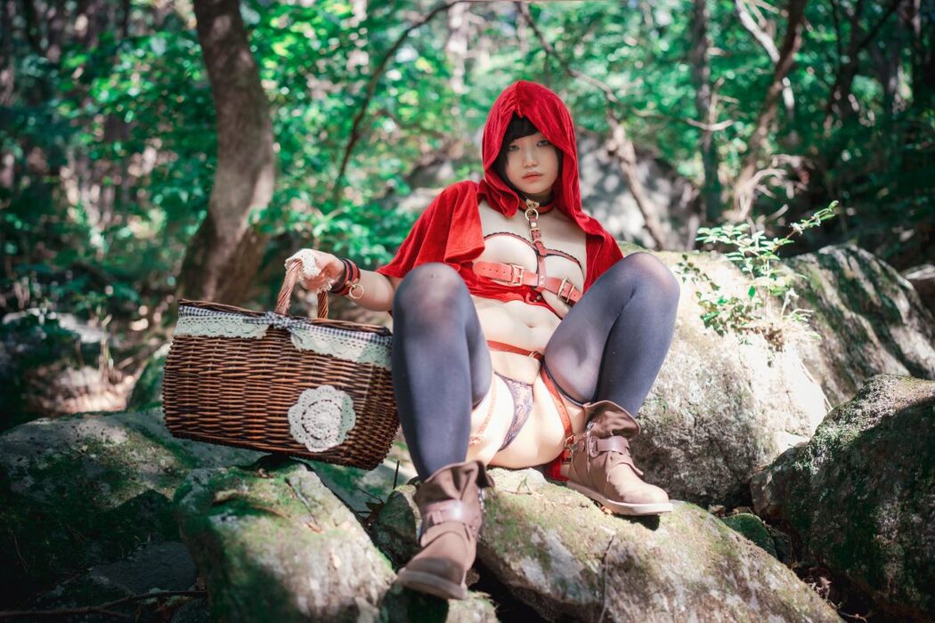 DJAWA Mimmi 밈미 Naughty Red Hiring Hood A