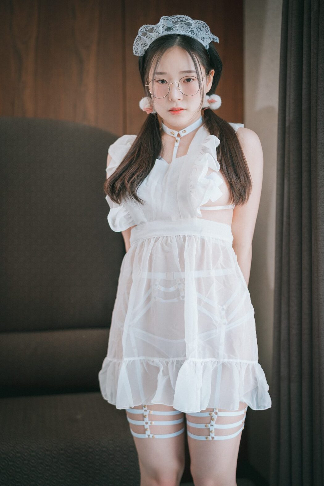 DJAWA Pia 피아 Sheer Chiffon Apron
