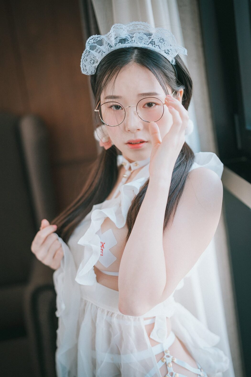 DJAWA Pia 피아 Sheer Chiffon Apron